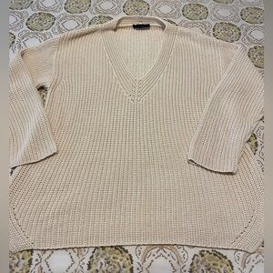 The Row Classic V-neck Oversized Sweater